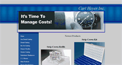 Desktop Screenshot of carlheyer.com